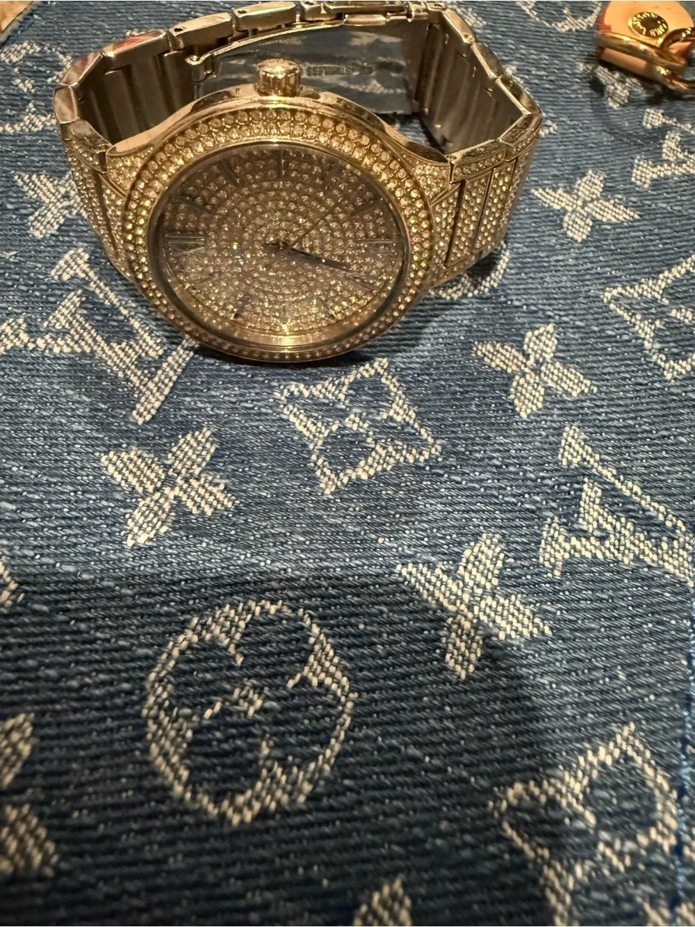 Michael Kors Silver Pavé Crystal Women's Watch - Picture 4 of 5